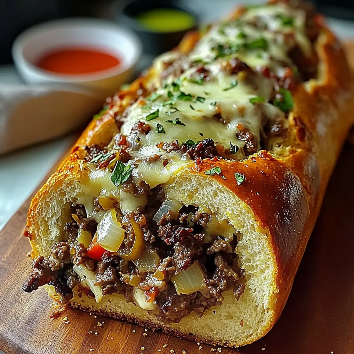 Cheesesteak-Stuffed Bread Loaf: Ultimate Comfort Food Treat