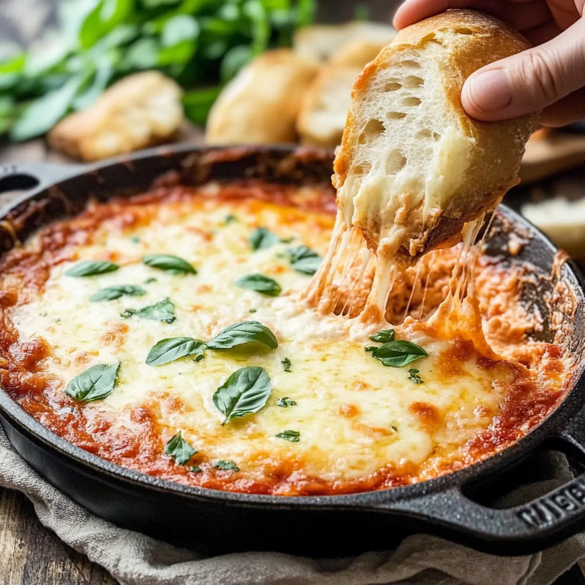 Guilty-Free Skillet Chicken Parmesan Dip You’ll Love