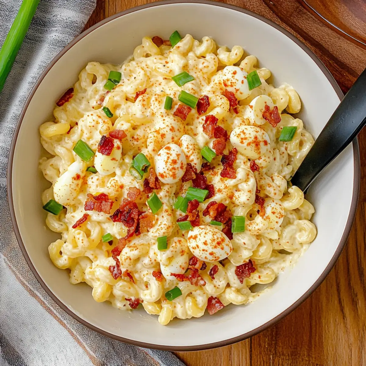 Creamy Deviled Egg Pasta Salad for Your Summer Gatherings
