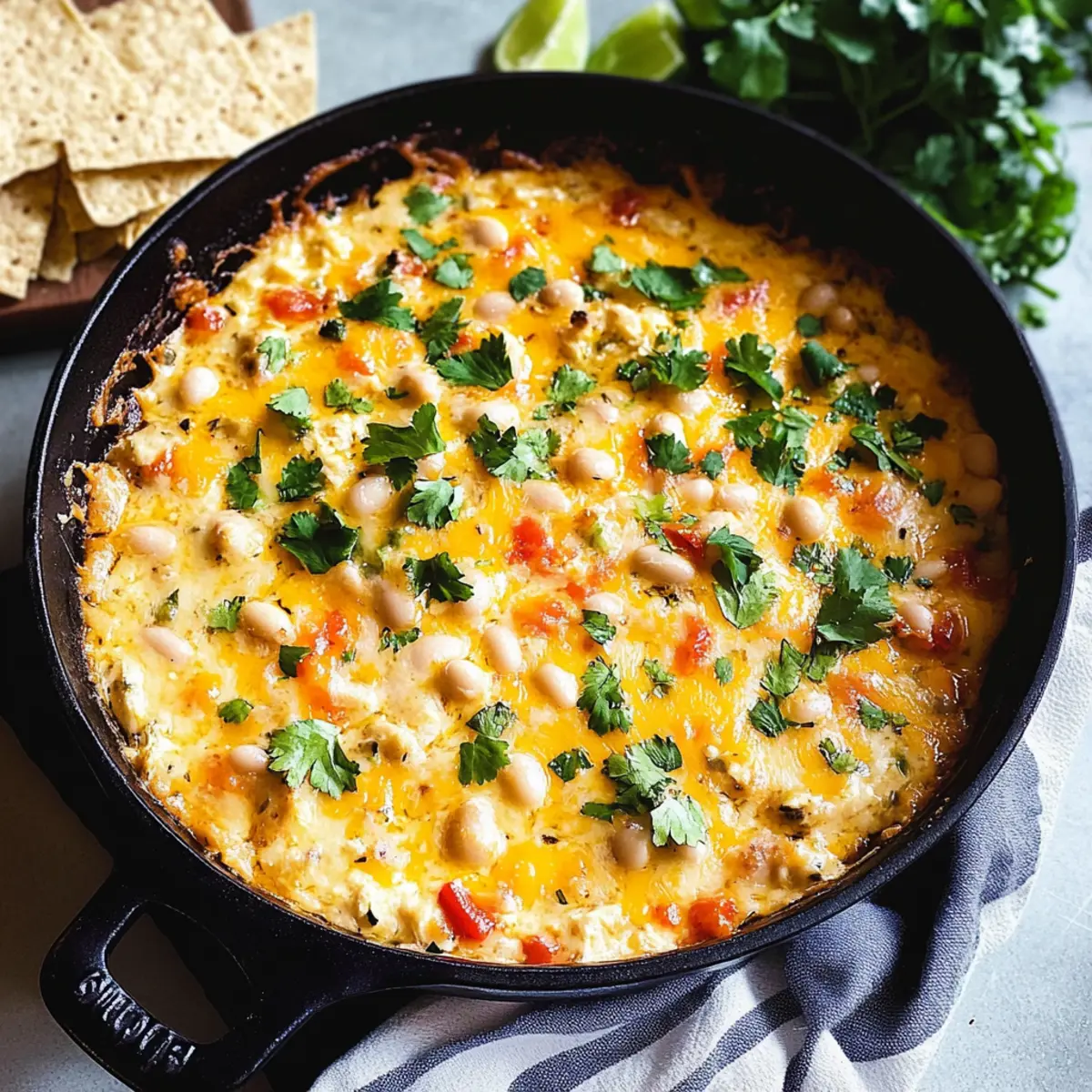 Creamy White Chicken Chili Dip that Everyone Will Love
