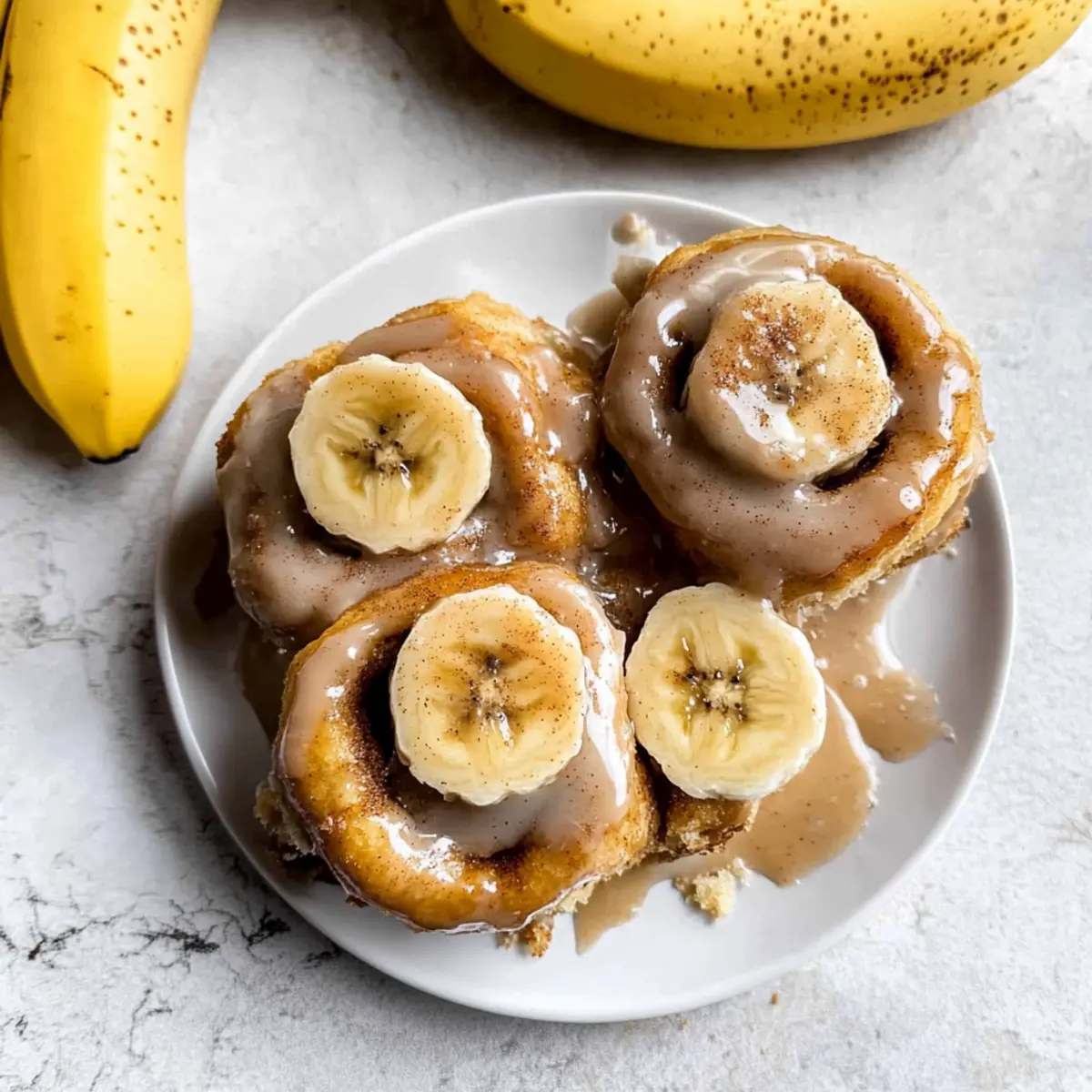Peanut Butter Banana Cinnamon Rolls That Will Melt Your Heart