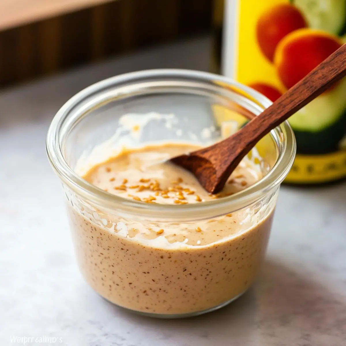 Creamy Japanese Sesame Salad Dressing for Fresh Summer Salads