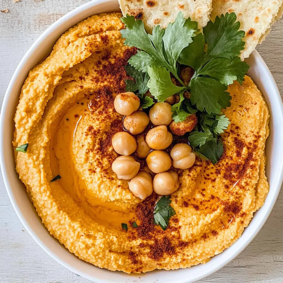 Creamy Roasted Sweet Potato Hummus for a Healthy Snack