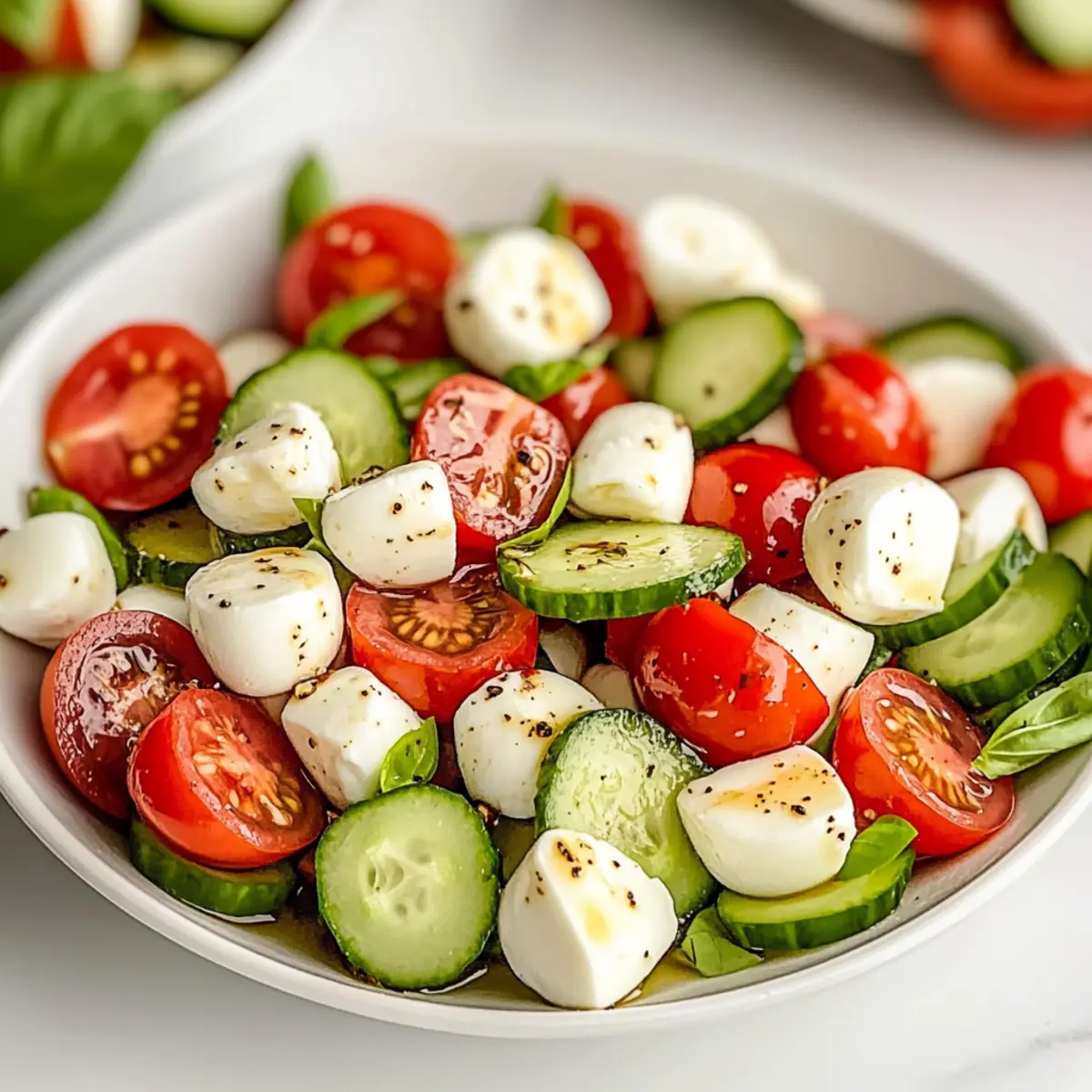 Fresh Cucumber Caprese Salad: A Refreshing Summer Gem
