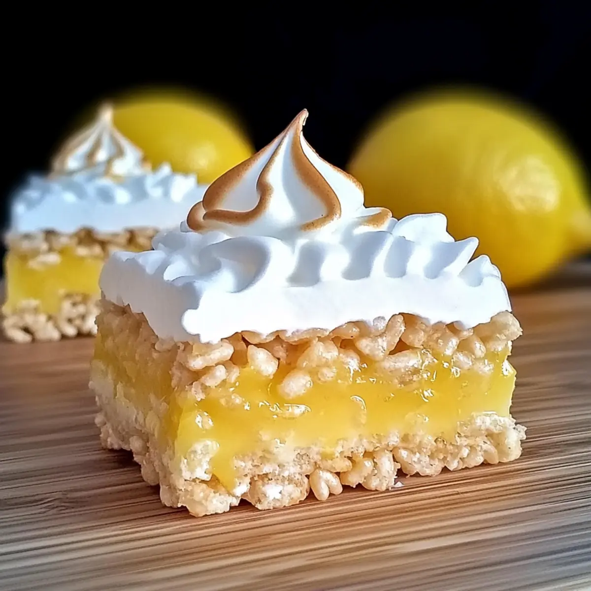 Lemon Meringue Rice Krispie Treats to Brighten Your Day