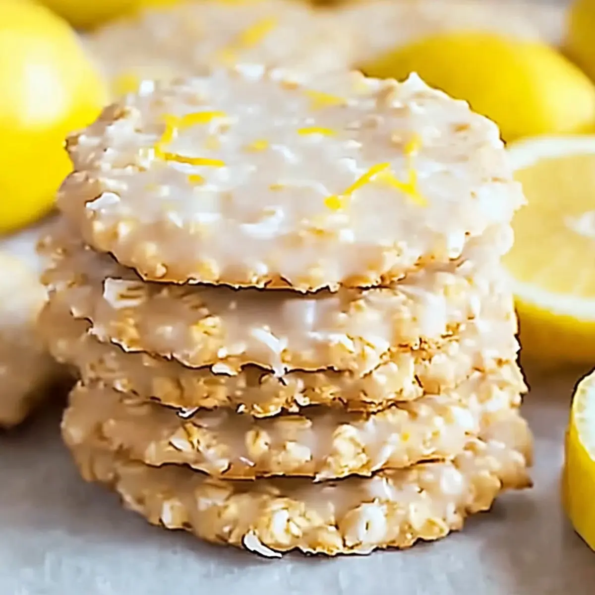 Lemon Oatmeal No-Bake Cookies: A Refreshing Sweet Treat