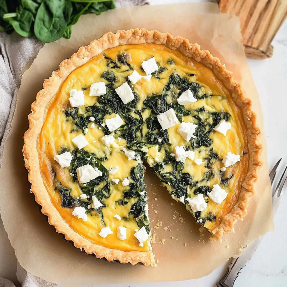 Delicious Spinach and Feta Quiche for Any Meal Time