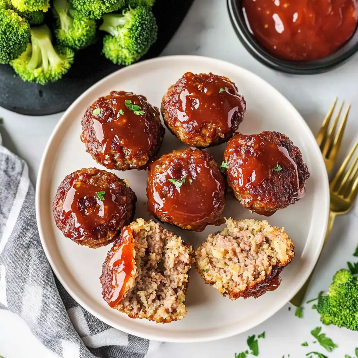 Mini Meatloaf: Juicy Bites of Comfort to Share and Enjoy
