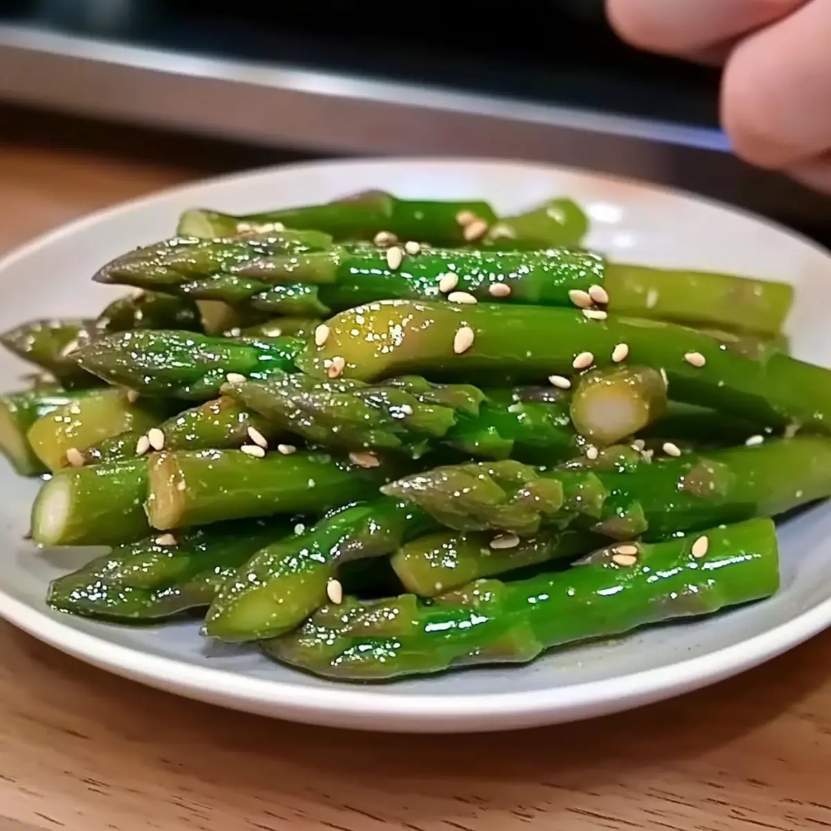 Japanese Miso Yuzu Asparagus: A Bright Vegan Delight