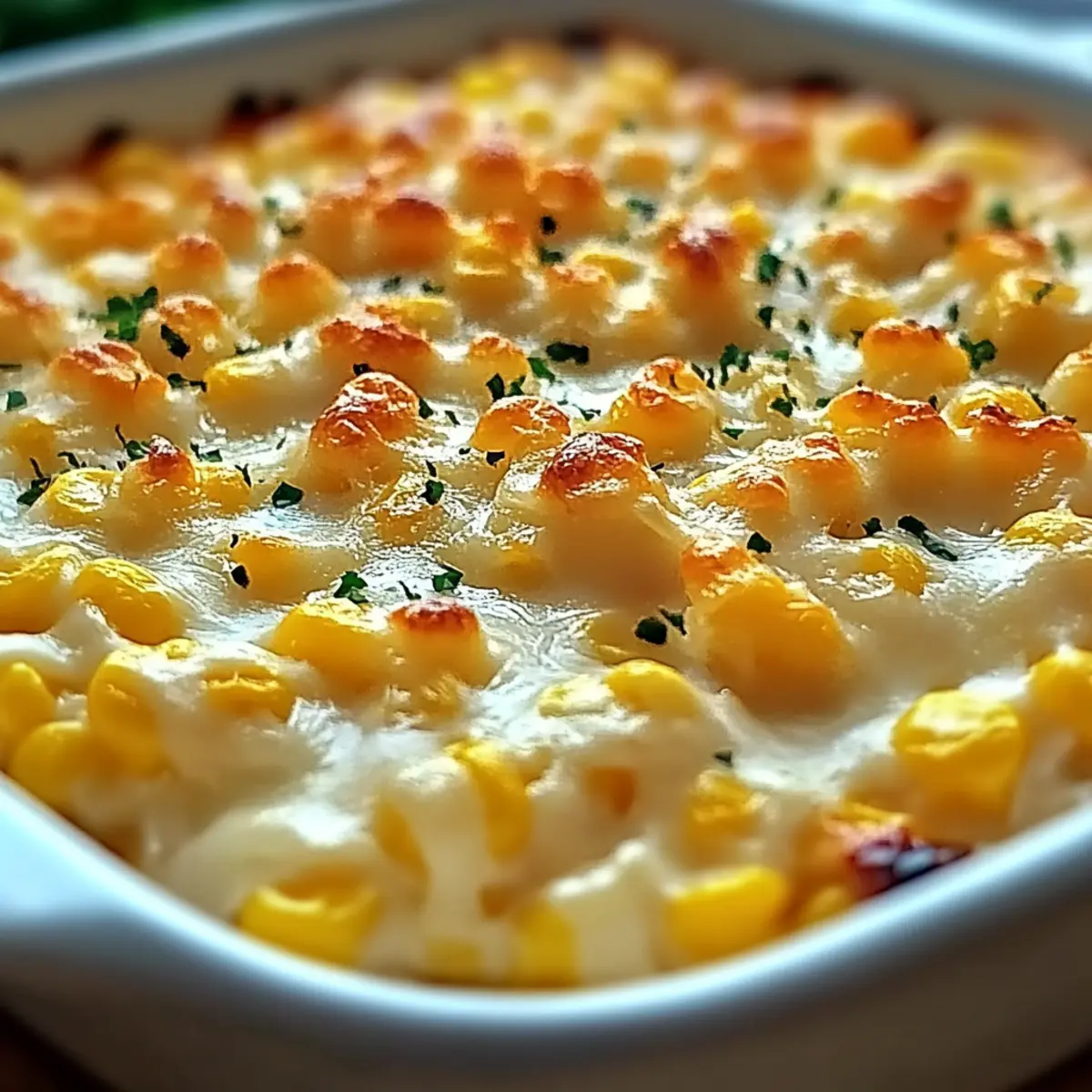 Savory White Cheddar Baked Corn: Creamy Comfort Awaits