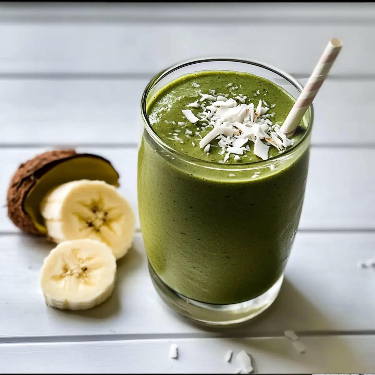 Refreshing Matcha Coconut Smoothie to Energize Your Day