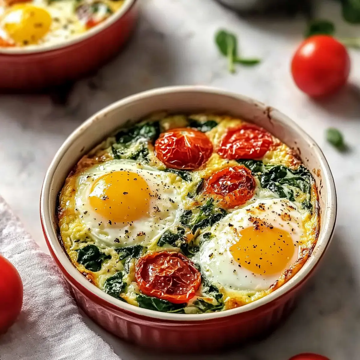 Mediterranean Baked Feta Eggs that Transform Breakfast Bliss