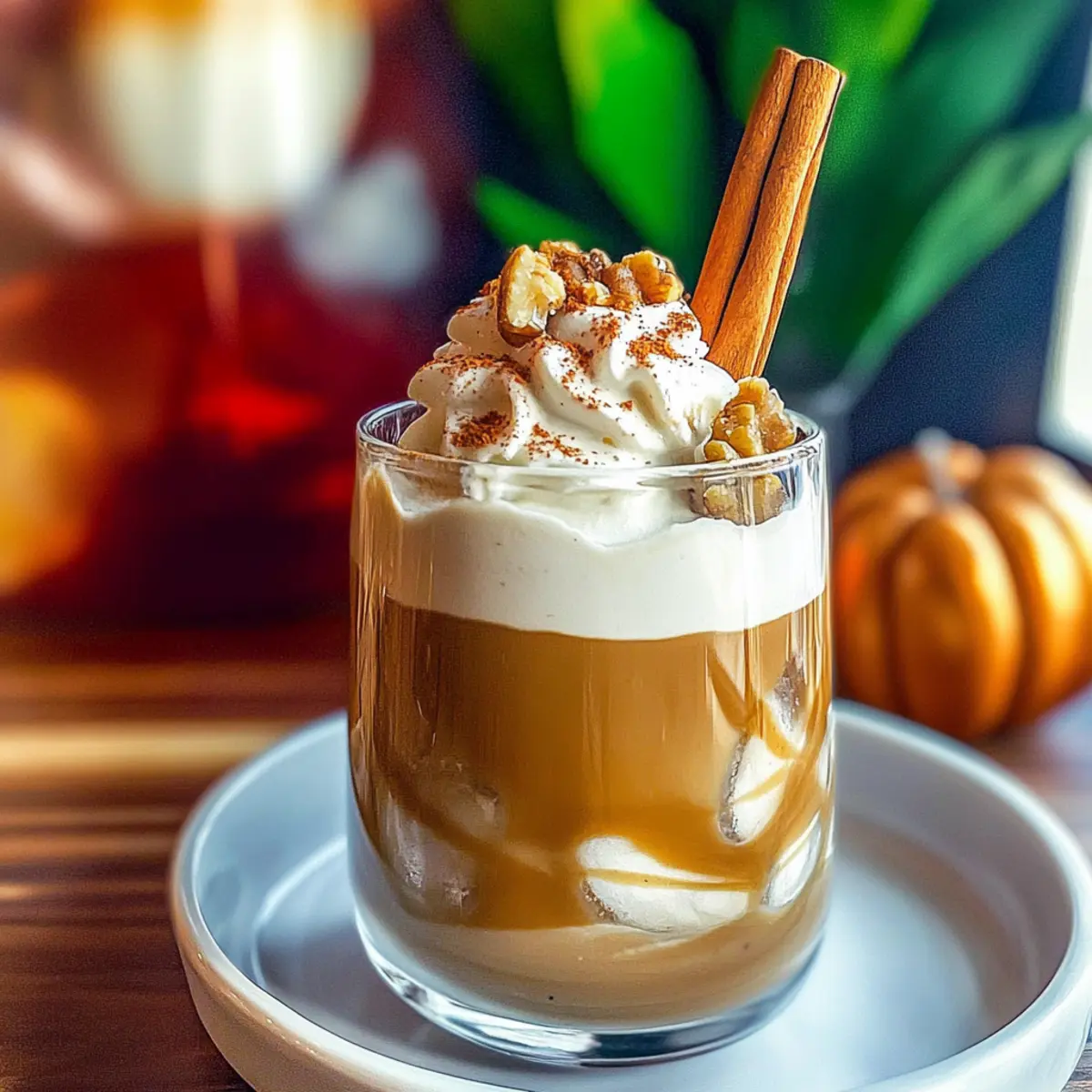 Maple Pecan Cookie Rum Latte: Cozy Autumn Vibes Await