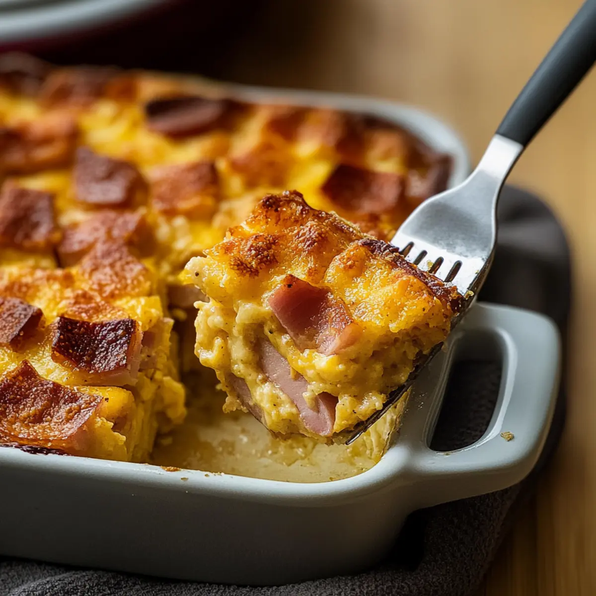 Irresistible Monte Cristo Breakfast Casserole for Brunch Bliss