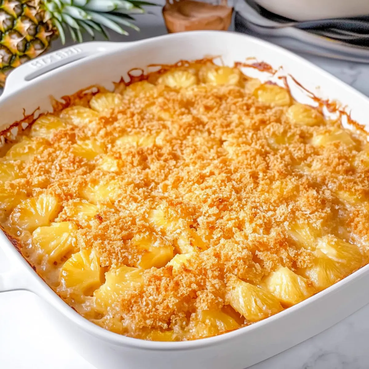 Pineapple Casserole: Sweet and Savory Comfort for All