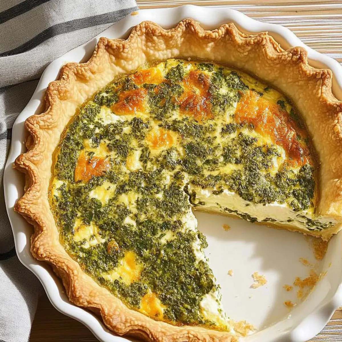 Irresistible Herb Quiche with Creamy Cheese Delight