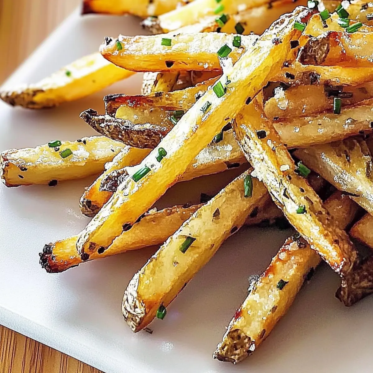 Garlic-Chive Baked Fries for a Crispy, Guilt-Free Snack