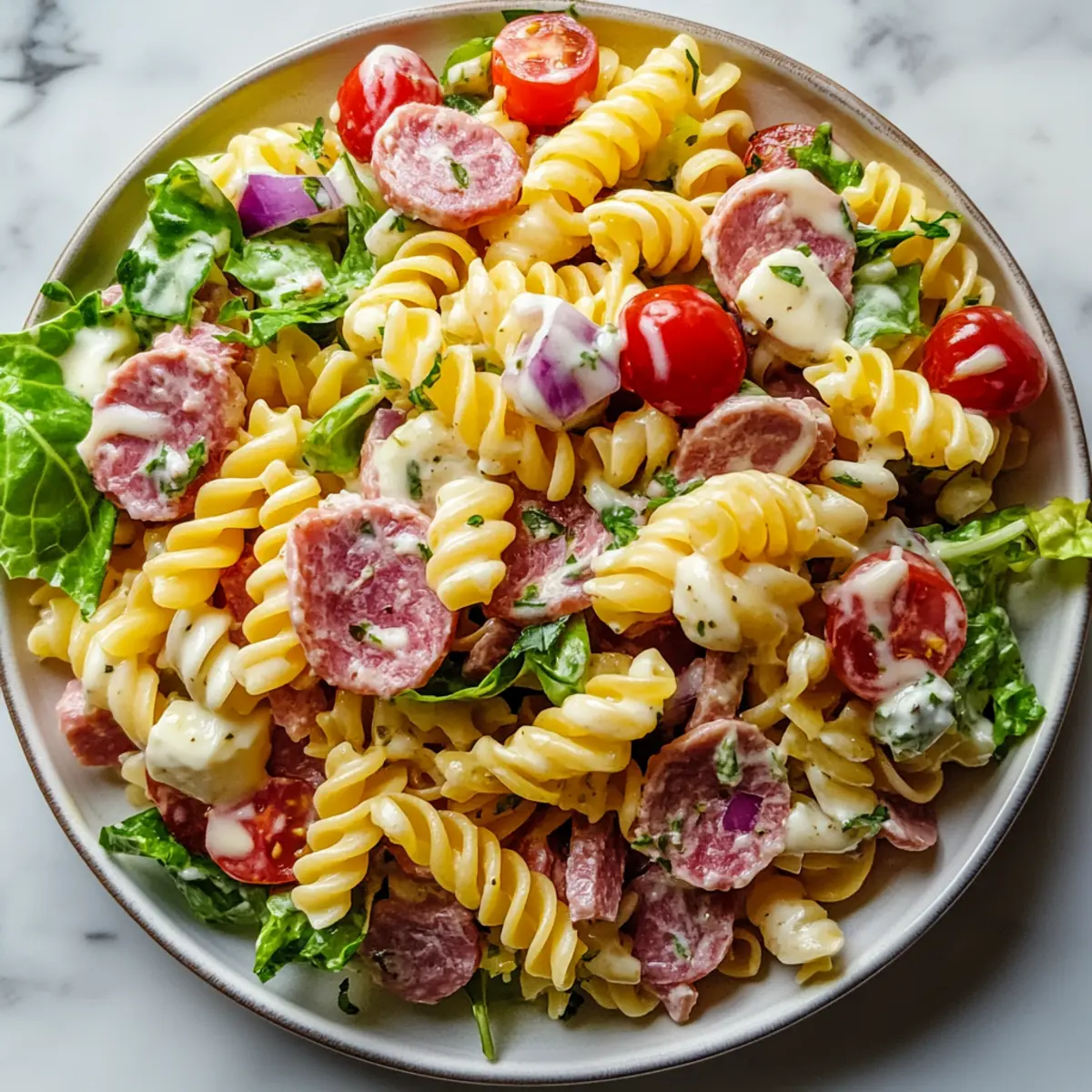 Zesty Italian Grinder Pasta Salad: A Summer Hit!
