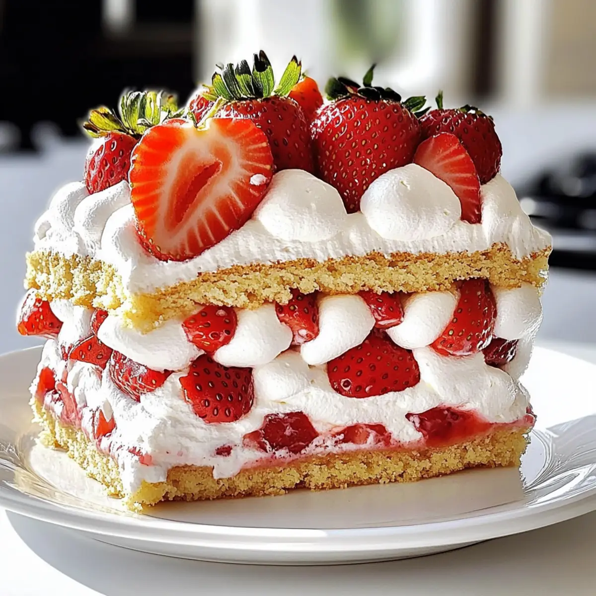 Delight in Strawberries & Cream Torte: Your Summer Showstopper