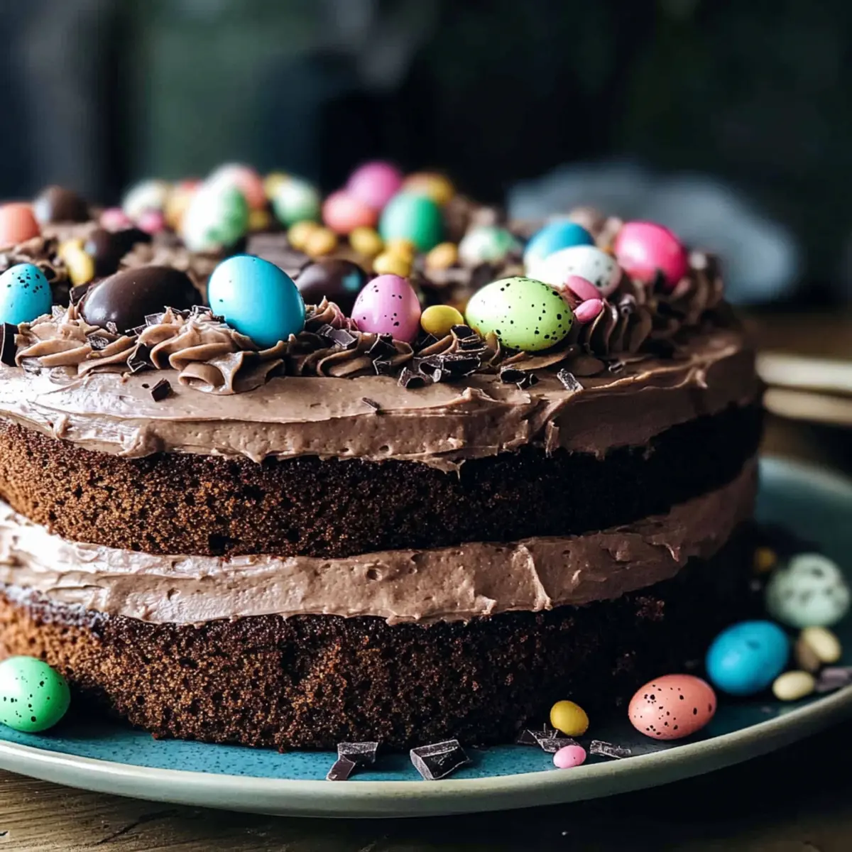 Decadent Chocolate Easter Egg Cake That Steals the Show
