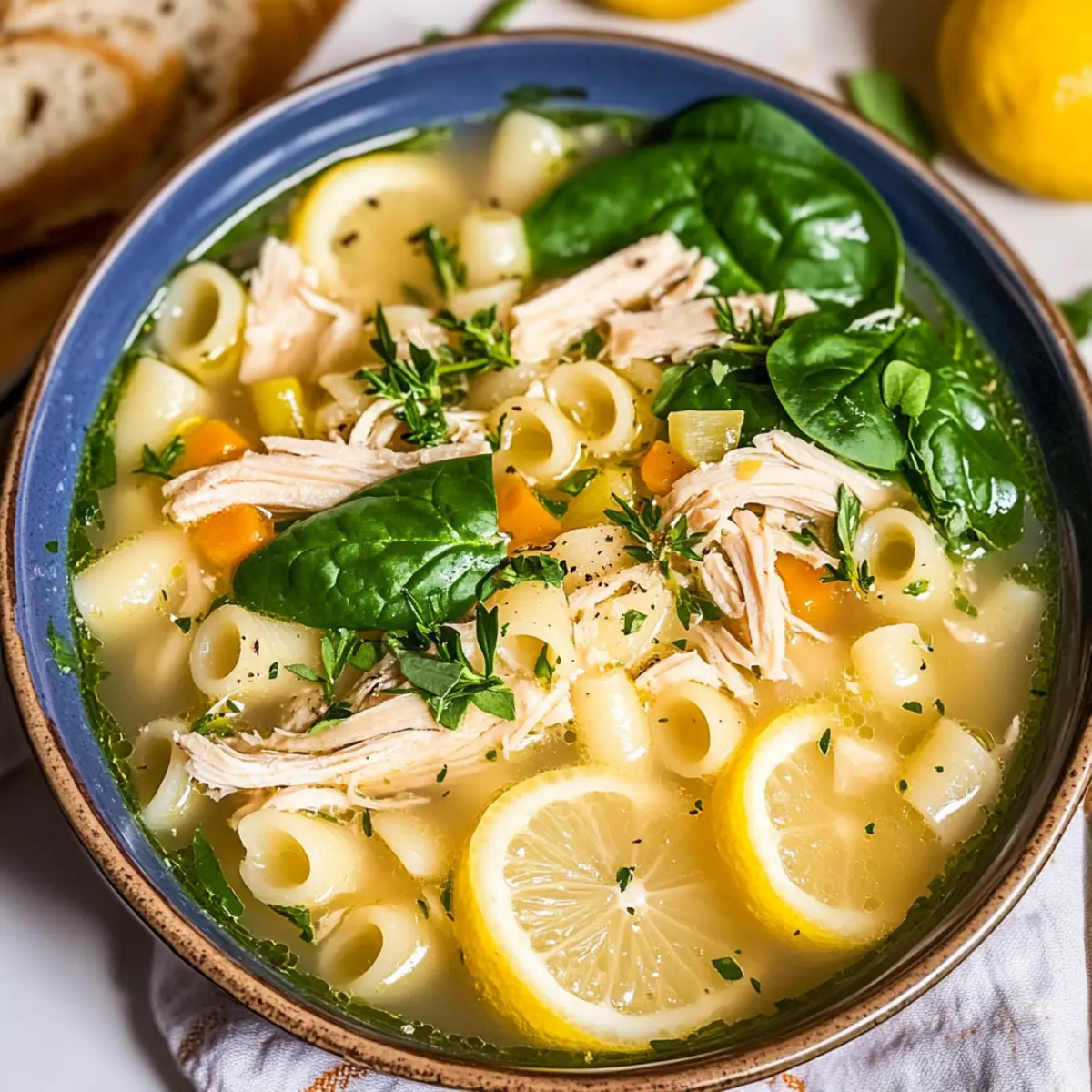 Eggless Greek Lemon Chicken Soup That Warms the Soul