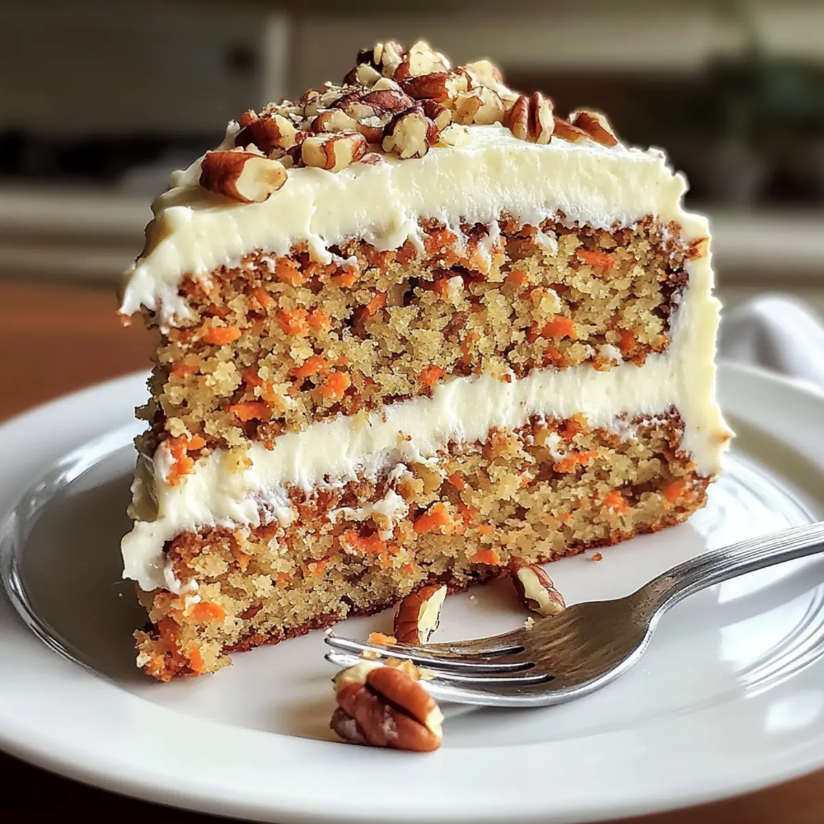 Moist Carrot Cake with Pineapple and Cream Cheese Bliss