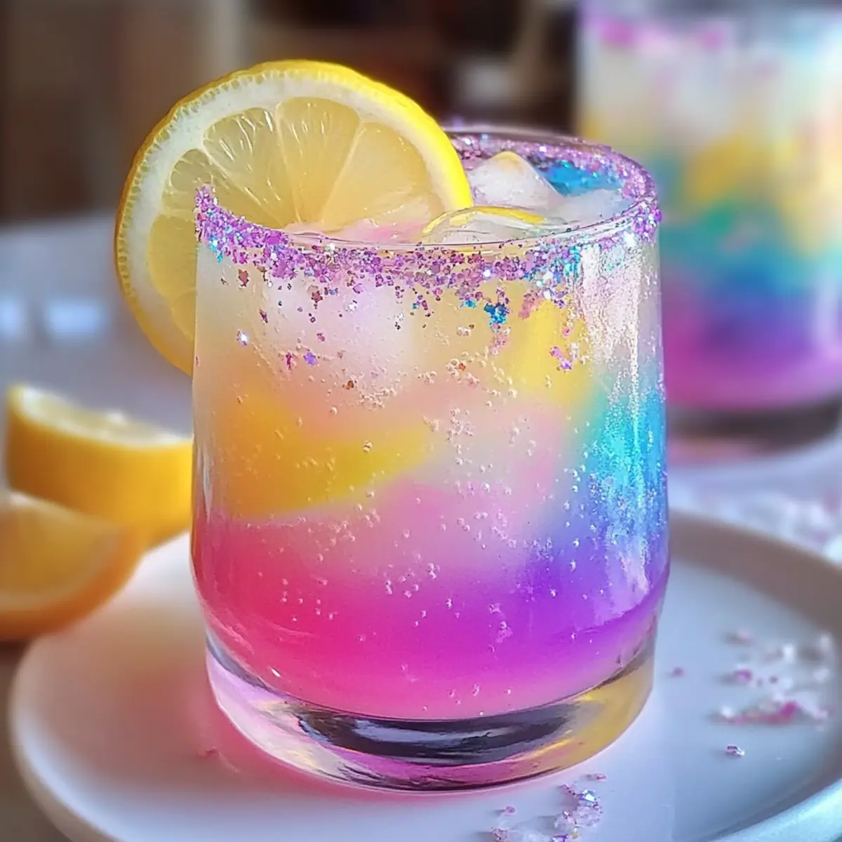 Delight in Enchanted Unicorn Lemonade: A Magical Vegan Sip
