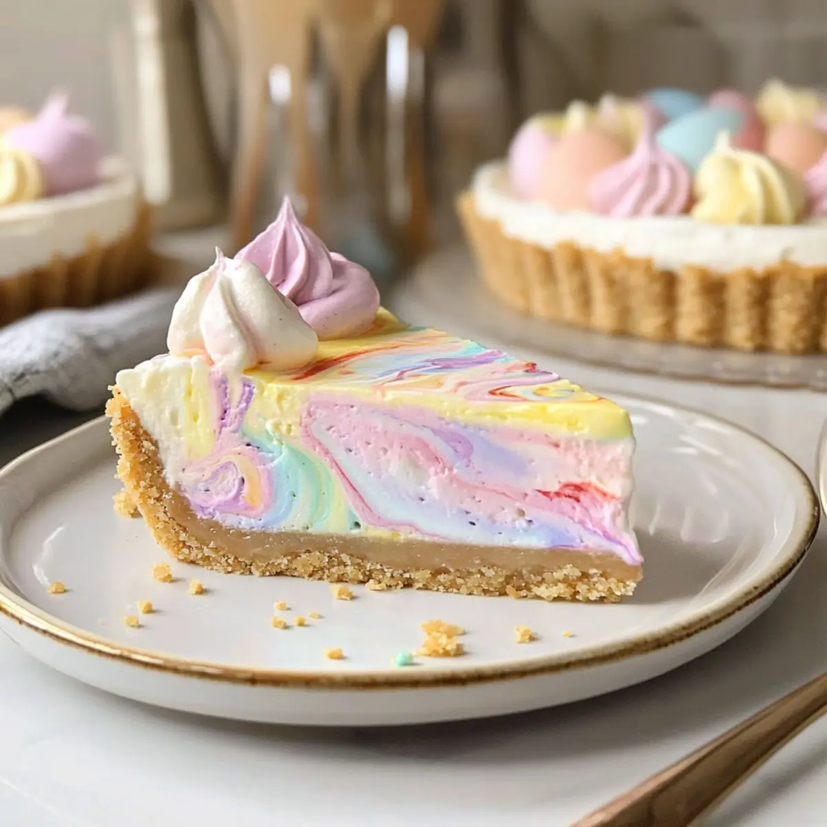 Decadent Easter Cheesecake: Creamy No-Bake Delight