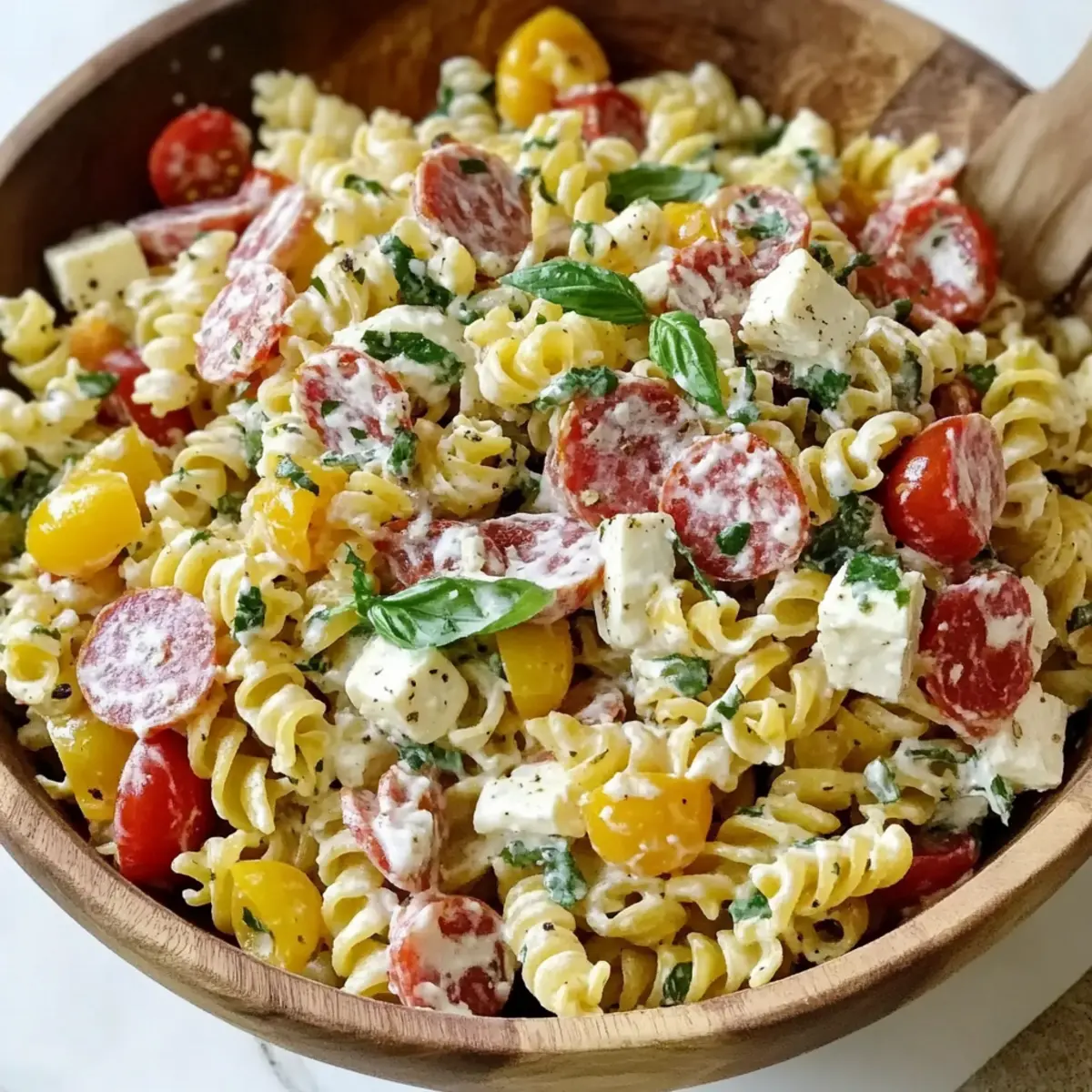 Italian Grinder Pasta Salad – A Creamy Taste of Italy