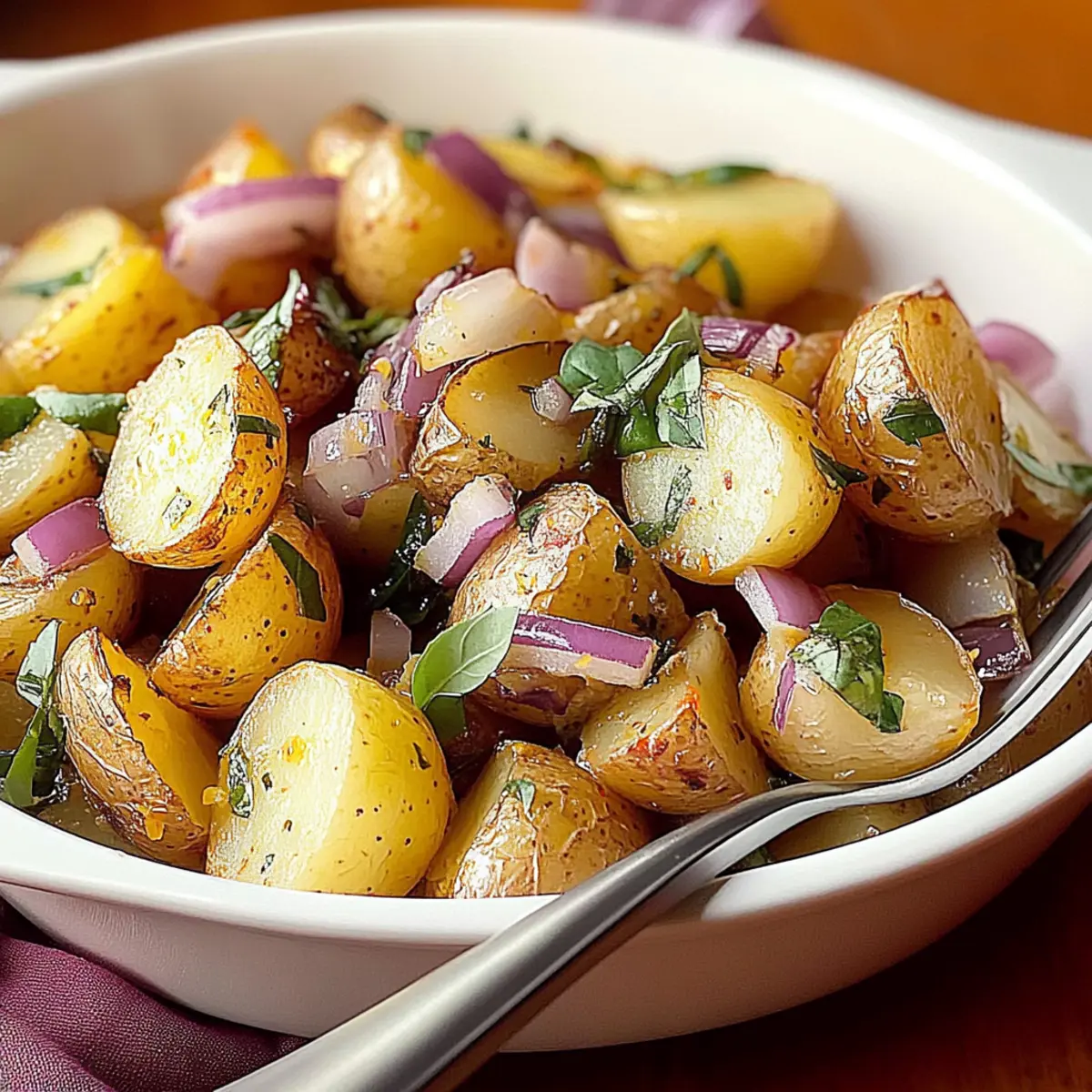 Lemon-Basil Roasted Potatoes for a Flavorful Side Dish