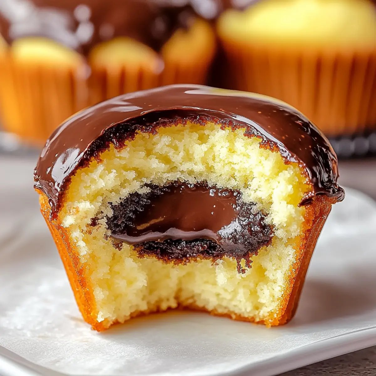 Boston Cream Pie Cupcakes – Irresistibly Creamy Delights