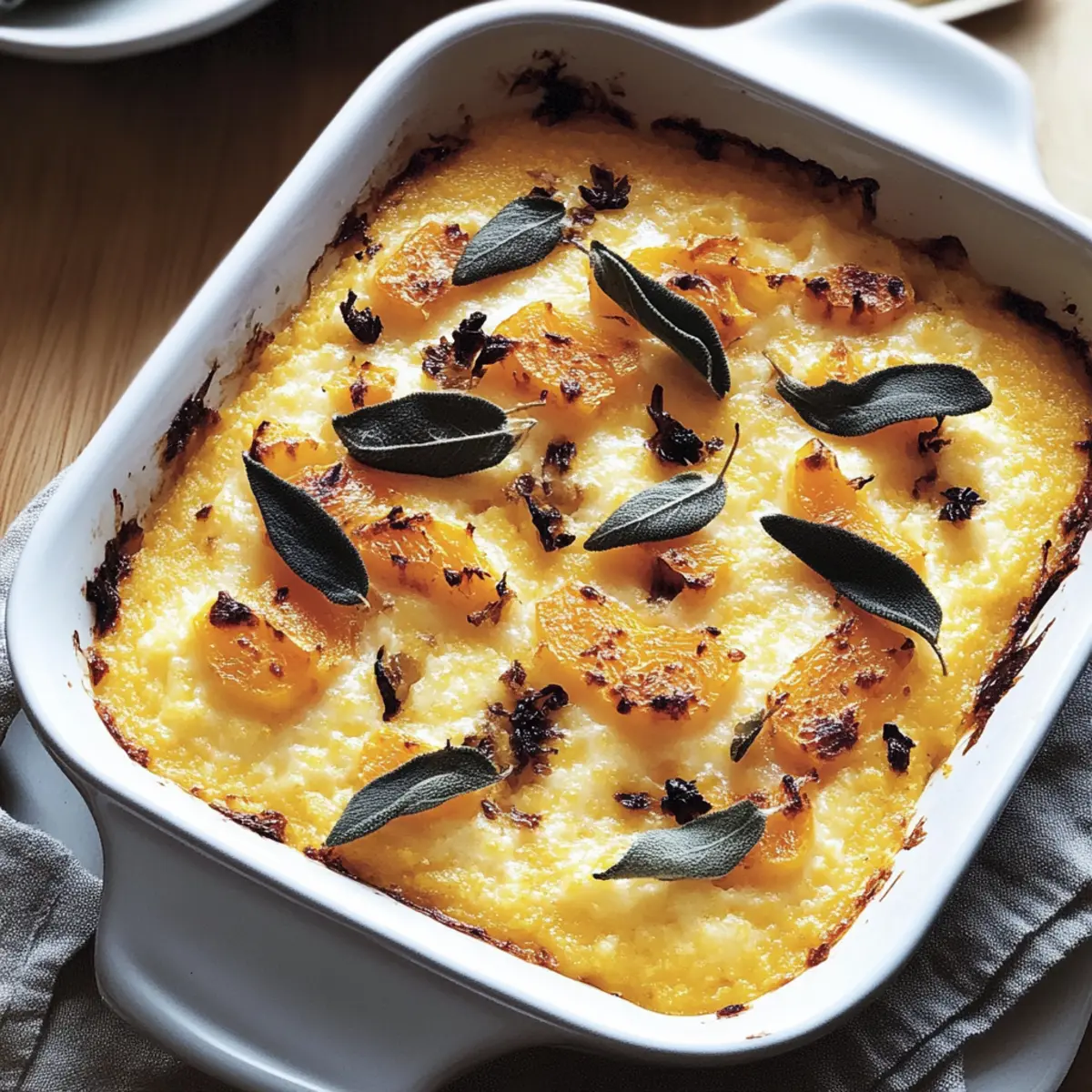 Creamy Baked Butternut Squash Polenta: Pure Comfort in Every Bite