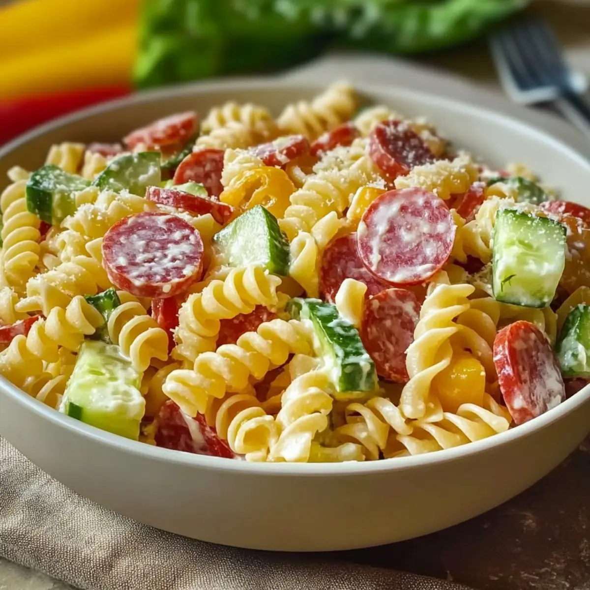 Grinder Salad: Fresh, Easy Flavorful Pasta Perfect for Picnics