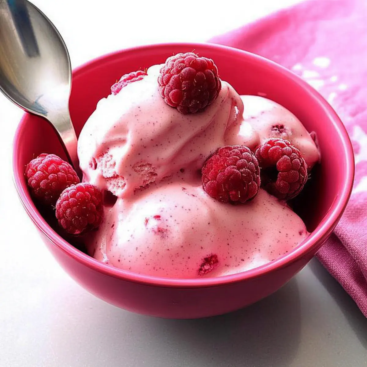Delicious Raspberry-Banana Soft Serve for Healthy Treats