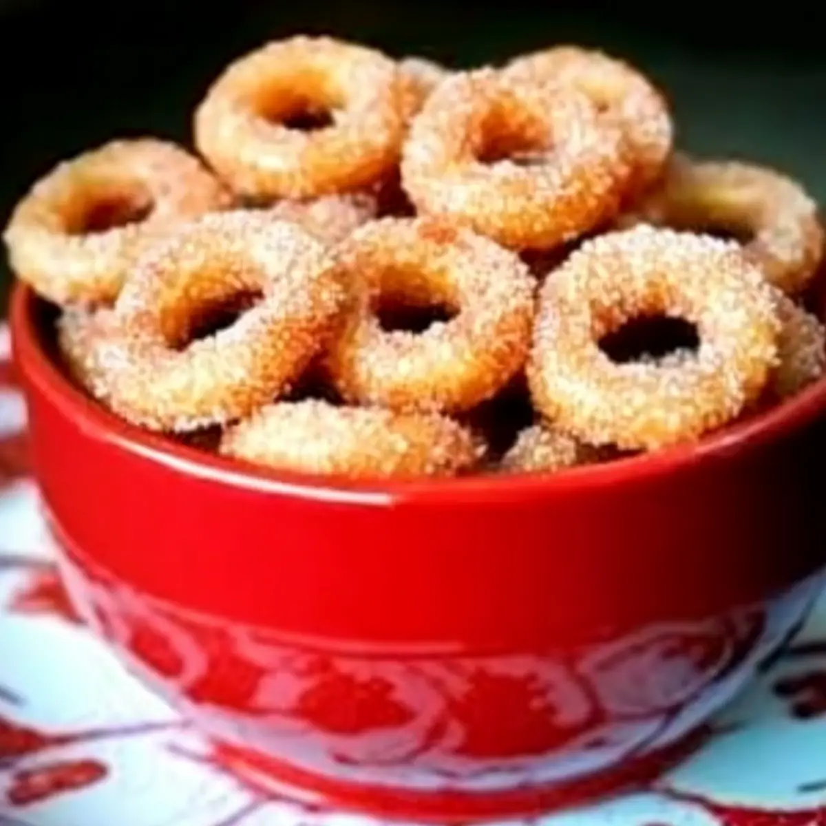 Mini Doughnut Hot Buttered Toasted Cheerios for Quick Joy
