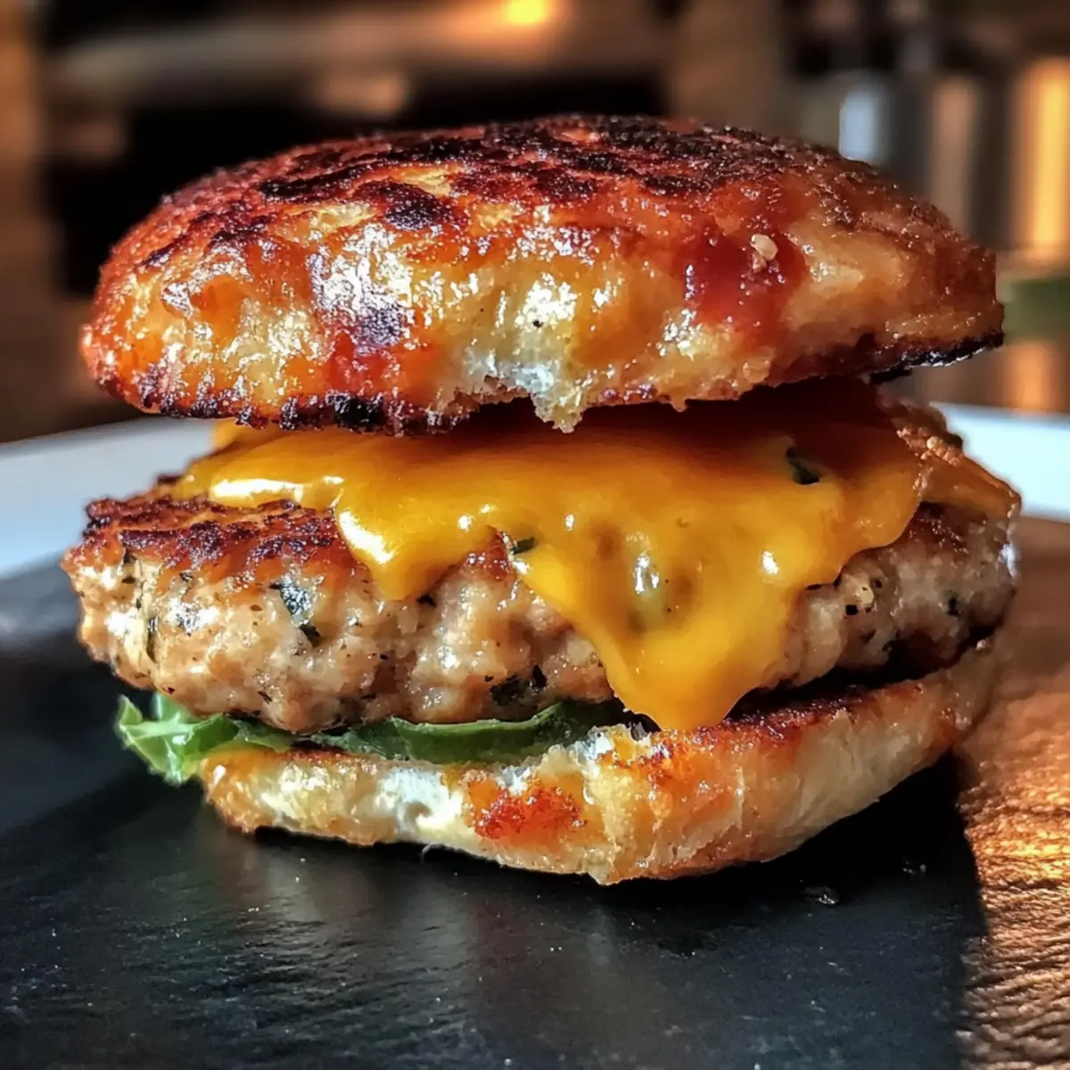 Juicy Cheddar Ranch Chicken Burgers for Easy Family Dinners