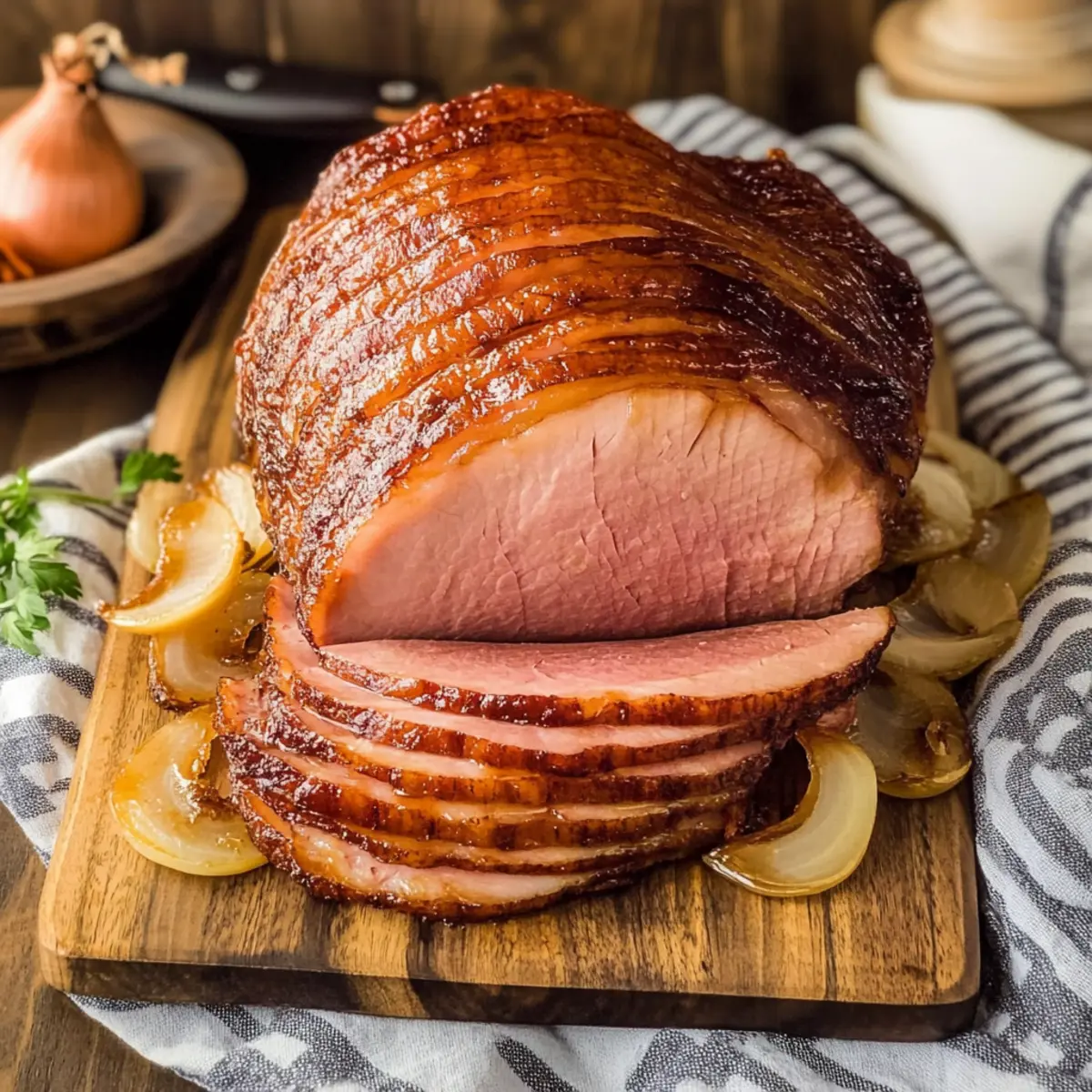 Irresistible Smoked Honey Glazed Ham for Your Holiday Feast