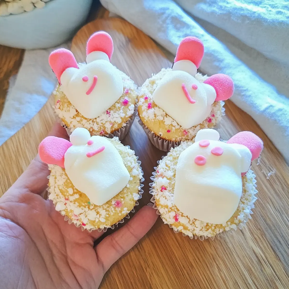 Whimsical Easter Bunny Butt Cupcakes for Festive Fun