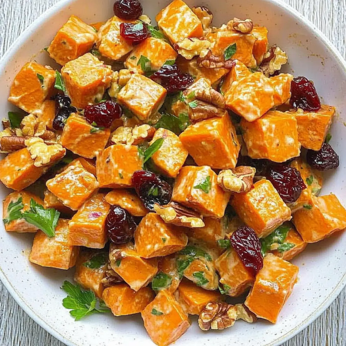 Savor the Goodness: Colorful Sweet Potato Salad Delight