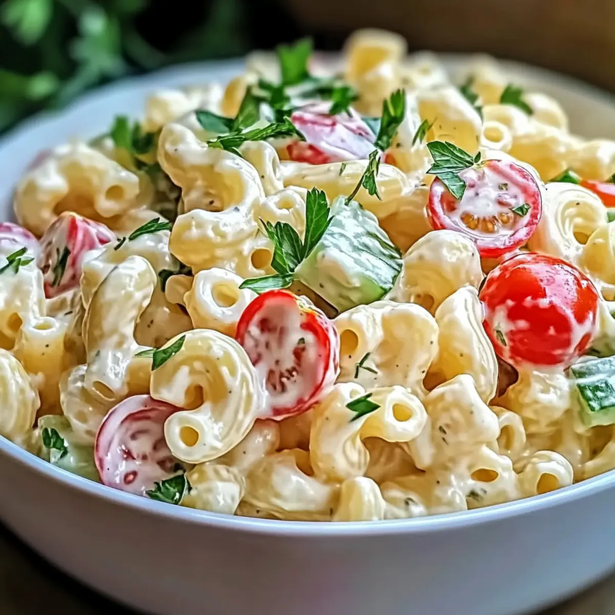 Creamy Italian Macaroni Salad: The Perfect Summer Side Dish
