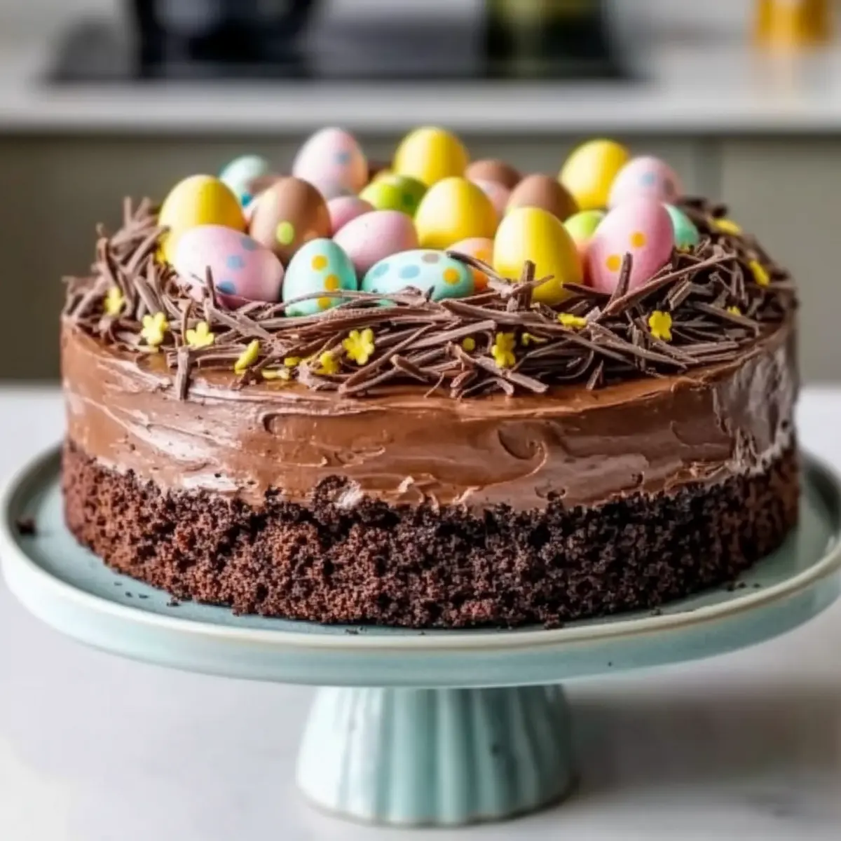 Irresistible Chocolate Easter Egg Nest Cake for Spring Celebrations