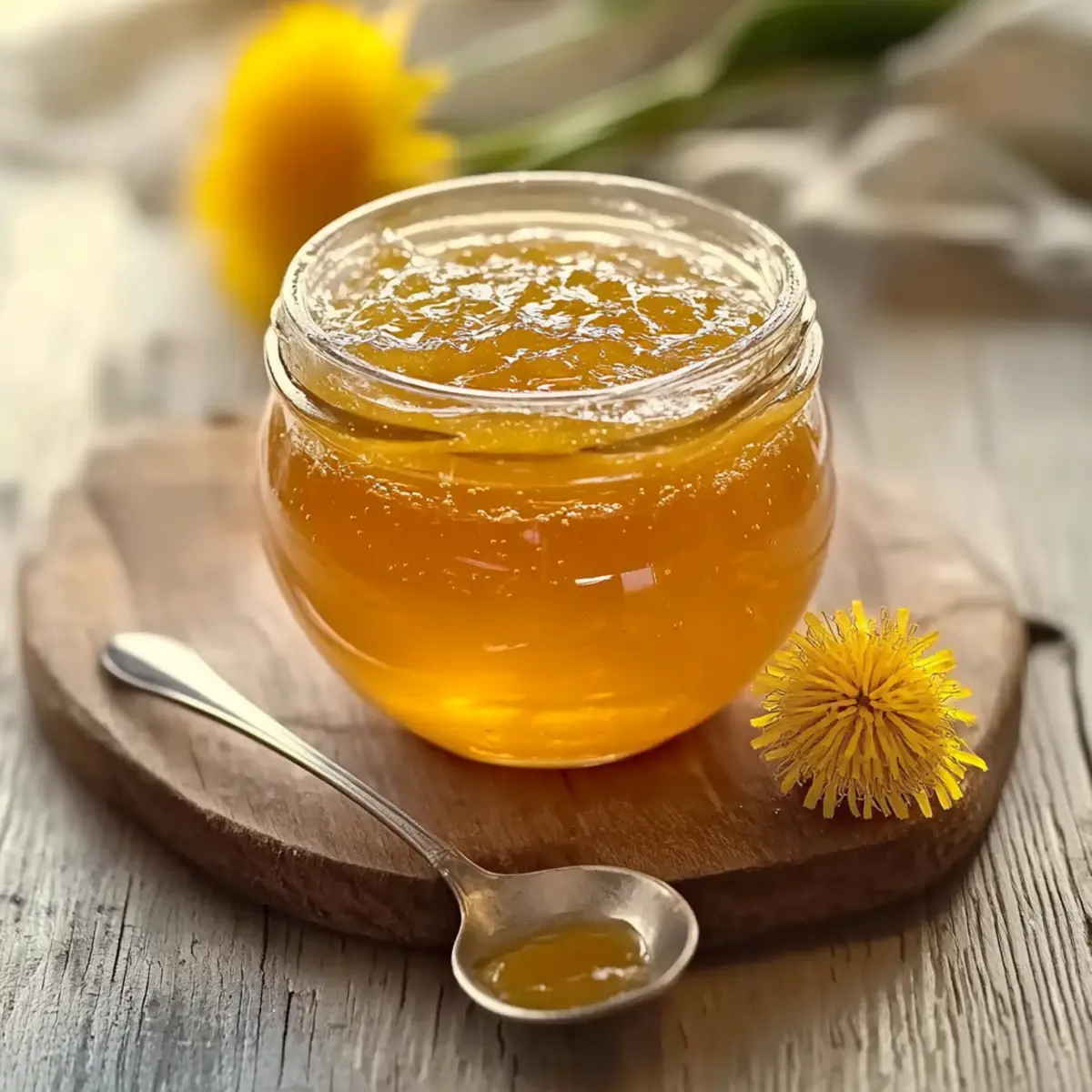 Brighten Your Day with Homemade Dandelion Jelly Delight
