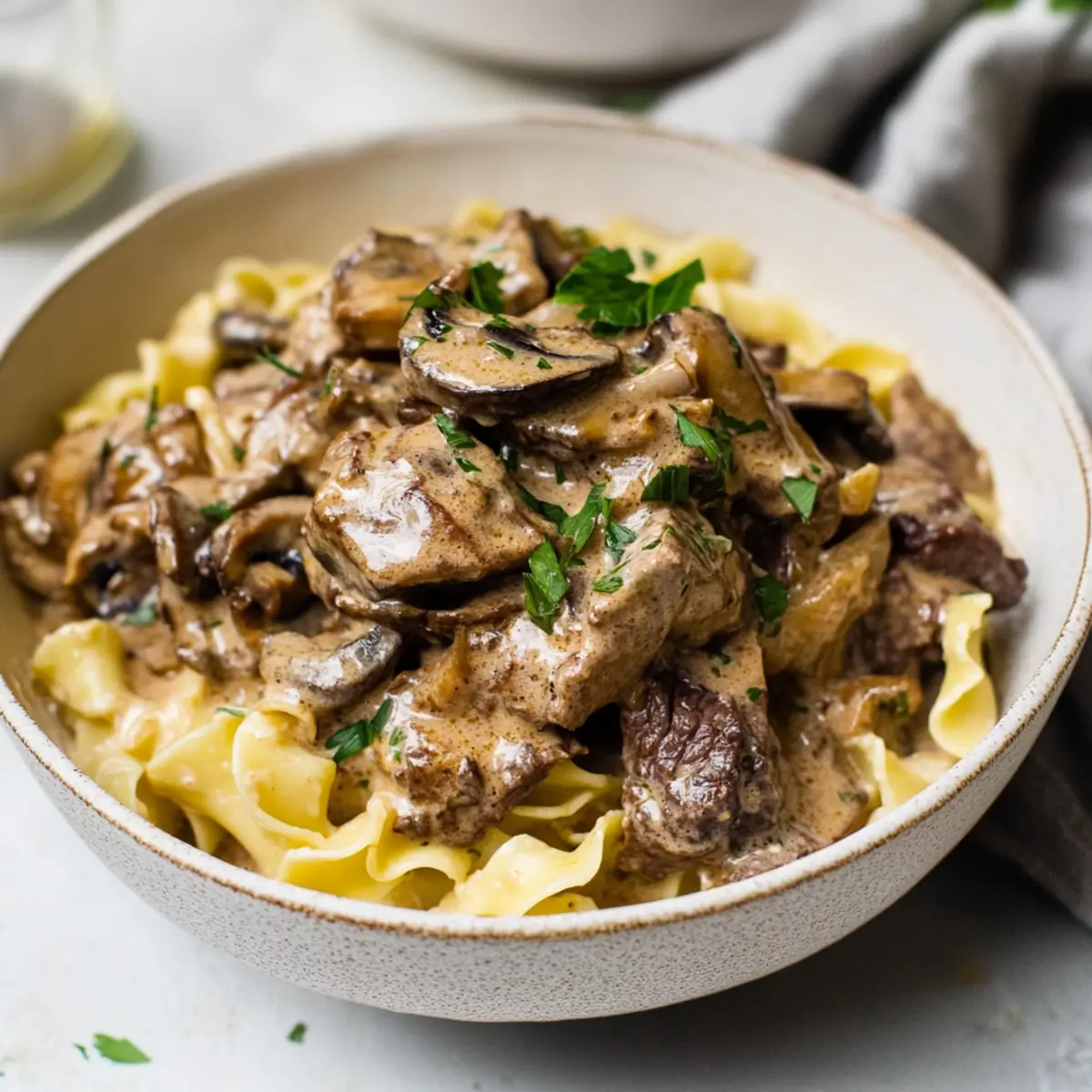 Savory Slow Cooker Beef Stroganoff for Cozy Family Nights