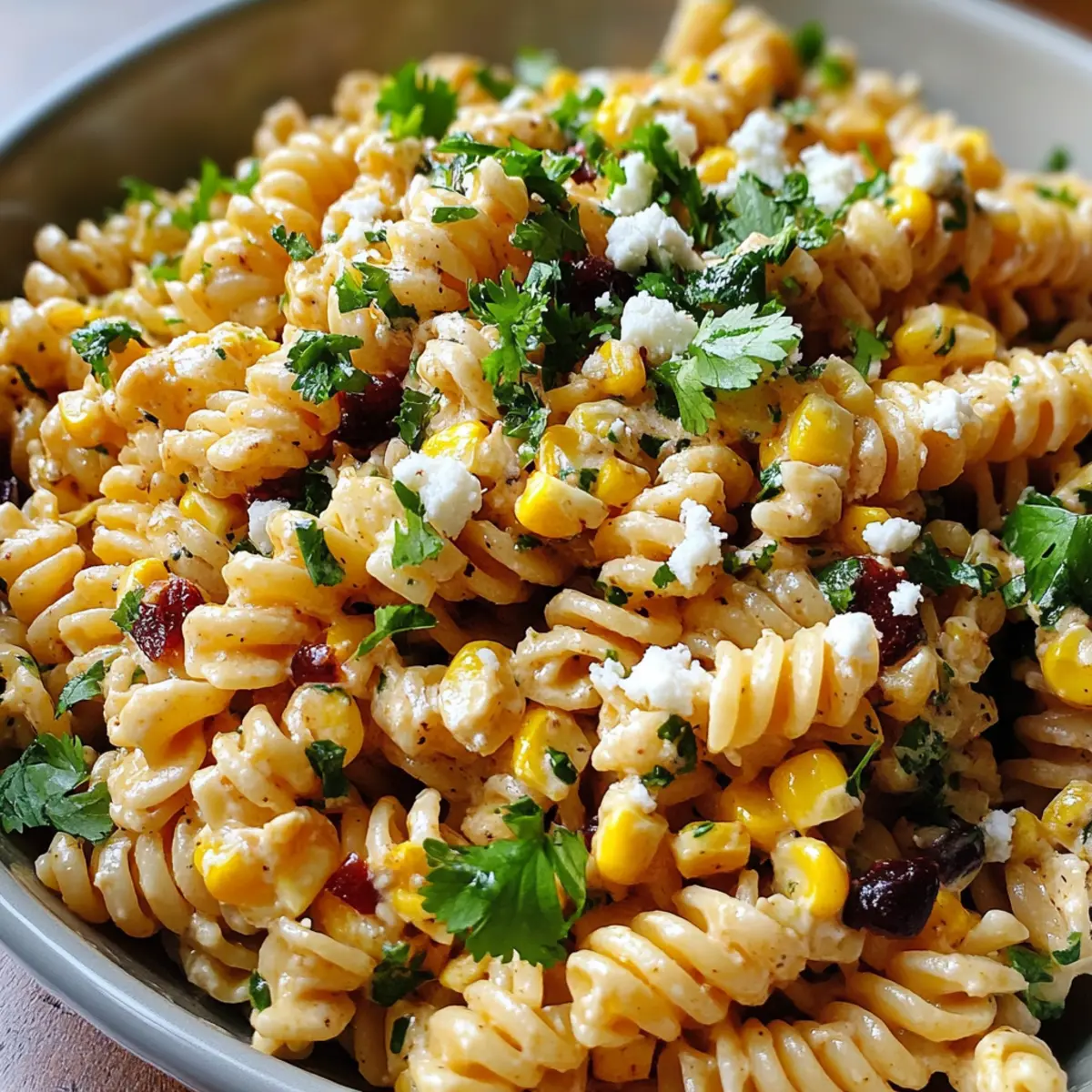 Delicious Mexican Street Corn Pasta Salad Ready in 20 Minutes