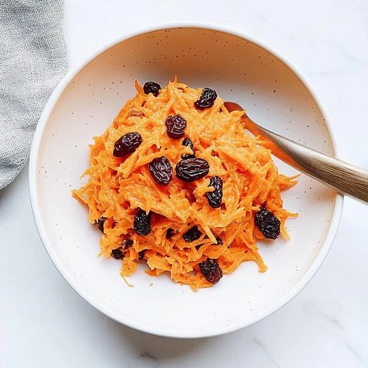 Colorful Carrot and Raisin Salad: A Refreshing Twist on Tradition
