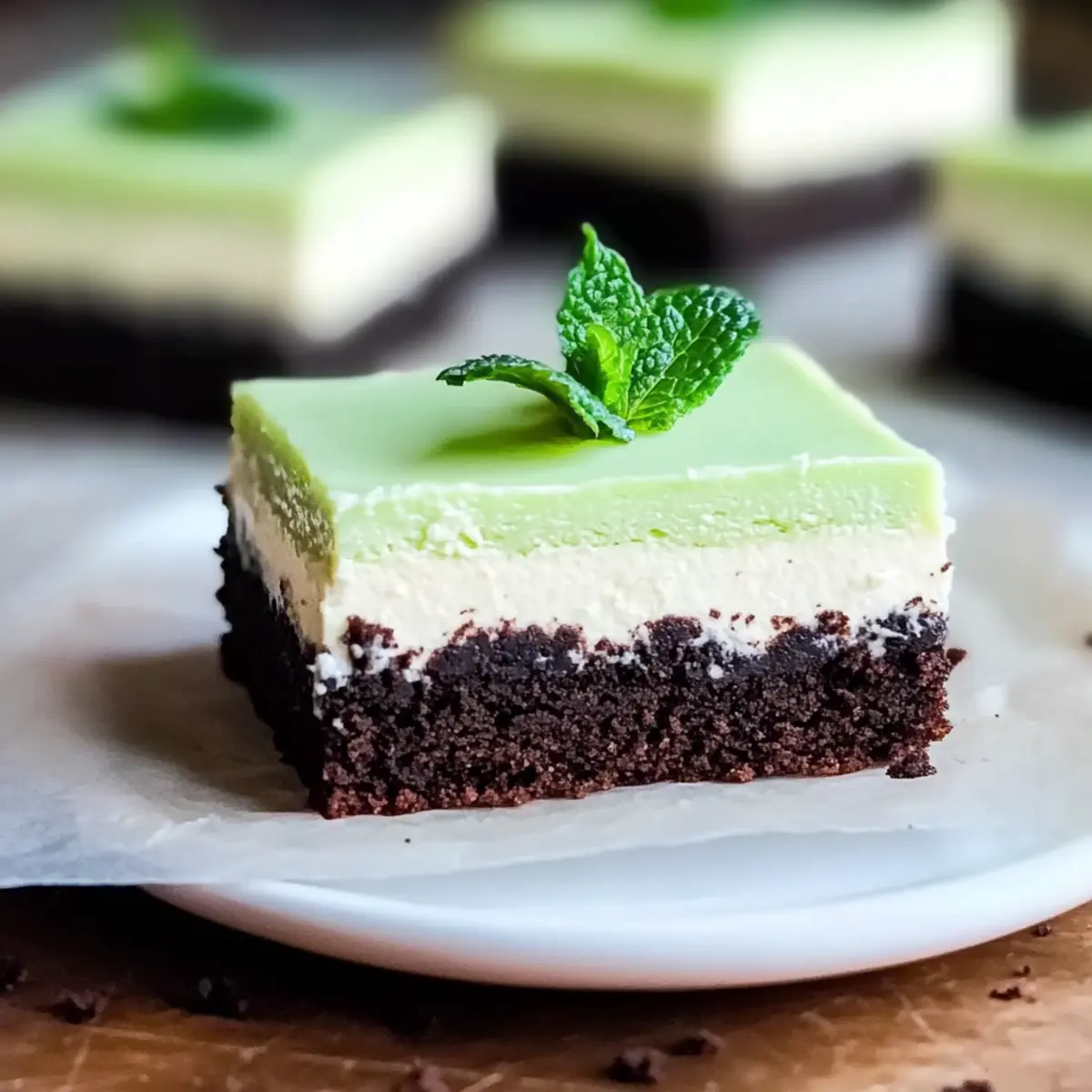 Oreo Mint Cheesecake Bars: Creamy Bliss in Every Bite