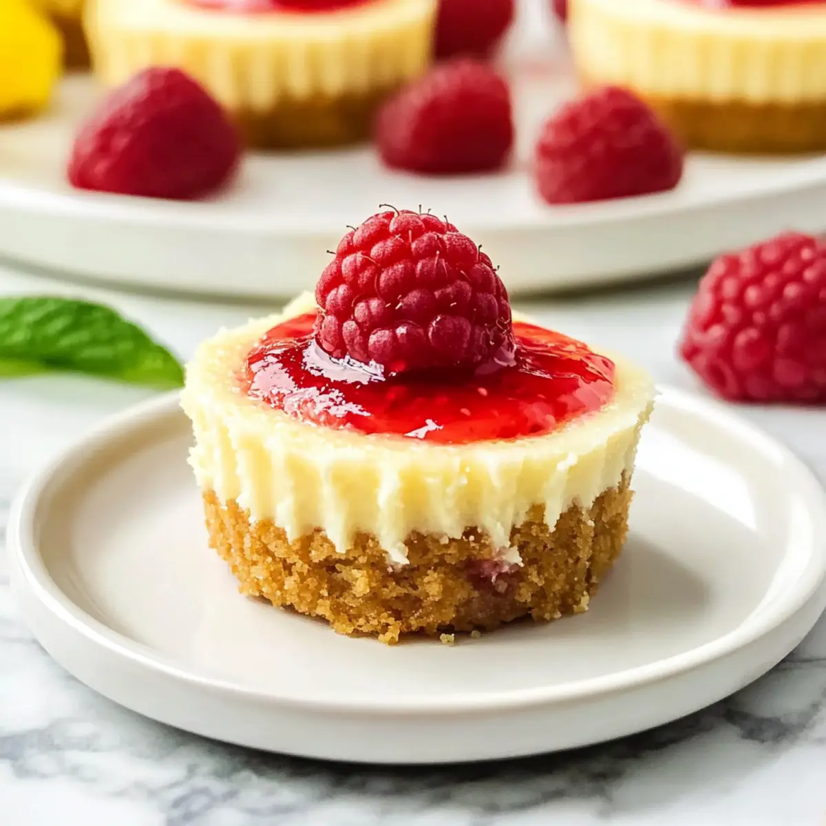 Raspberry Mini Cheesecakes: Creamy Bites of Happiness
