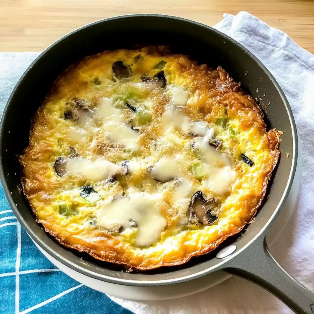 Mouthwatering Mushroom Leek Frittata for Cozy Brunches