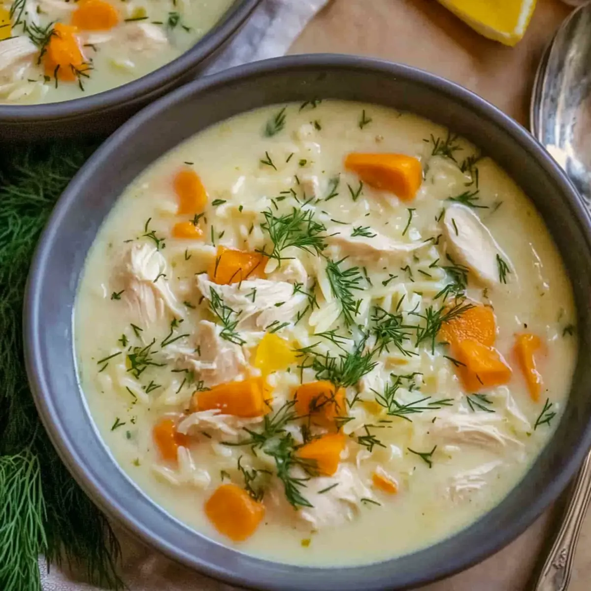 Comforting Lemon Orzo Chicken Soup for Cozy Nights