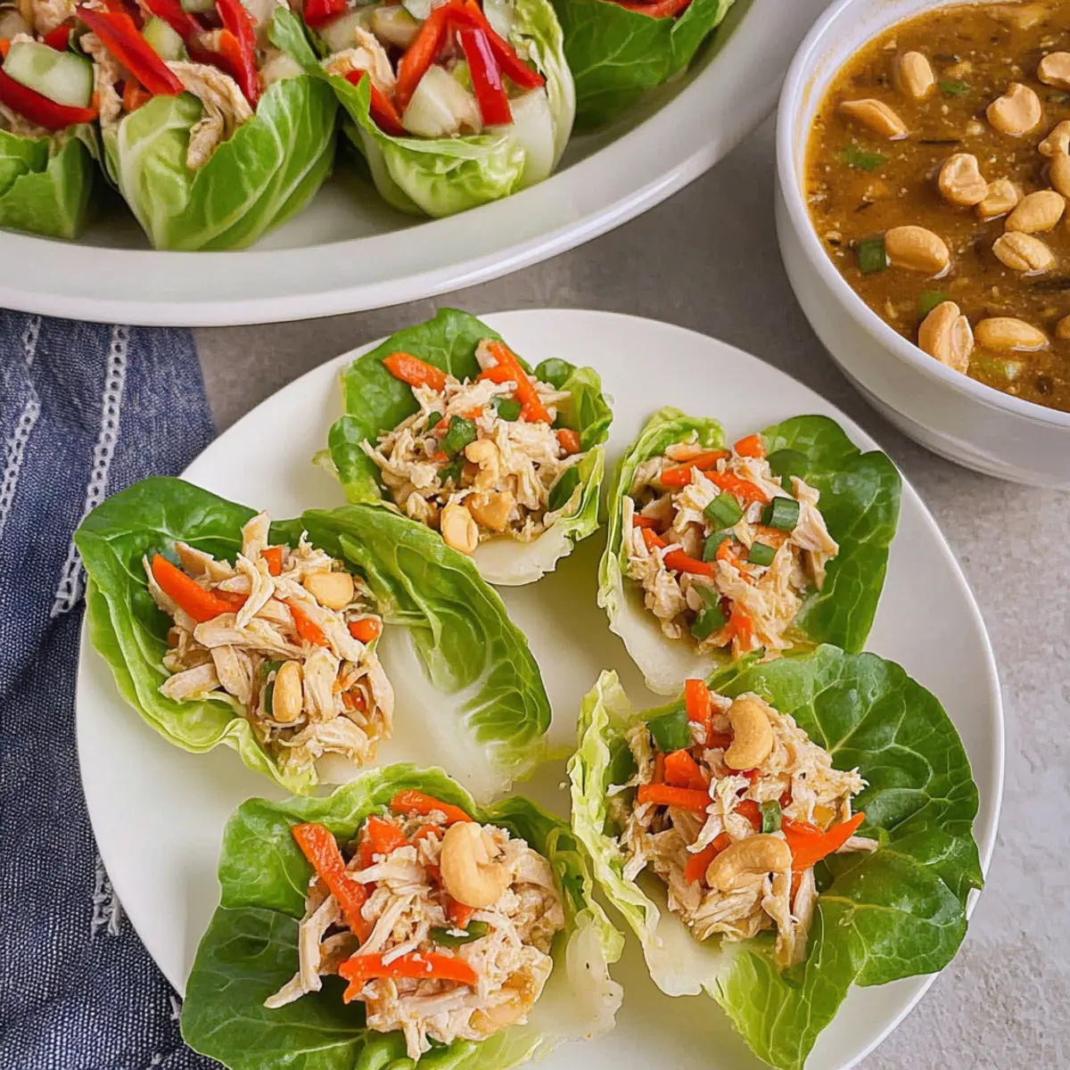Flavor-Packed Thai Chicken Lettuce Wraps for Easy Weeknight Dinners